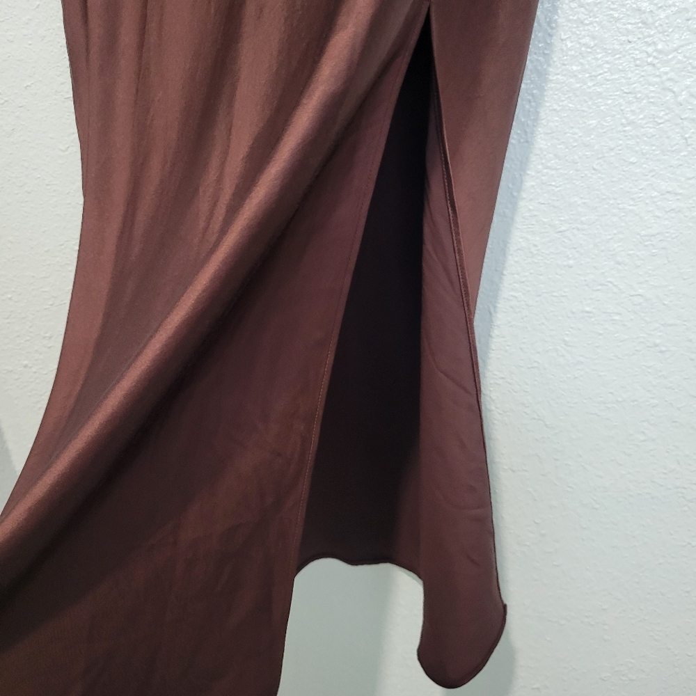 NWT MADEWELL SILKY MAXI SLIP SKIRT SIZE 8 - Picture 7 of 13